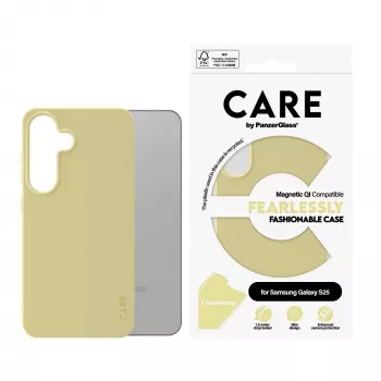 PanzerGlass CARE™ by ® Dėklas Chardonnay su Qi suderinamumu Samsung Galaxy S25