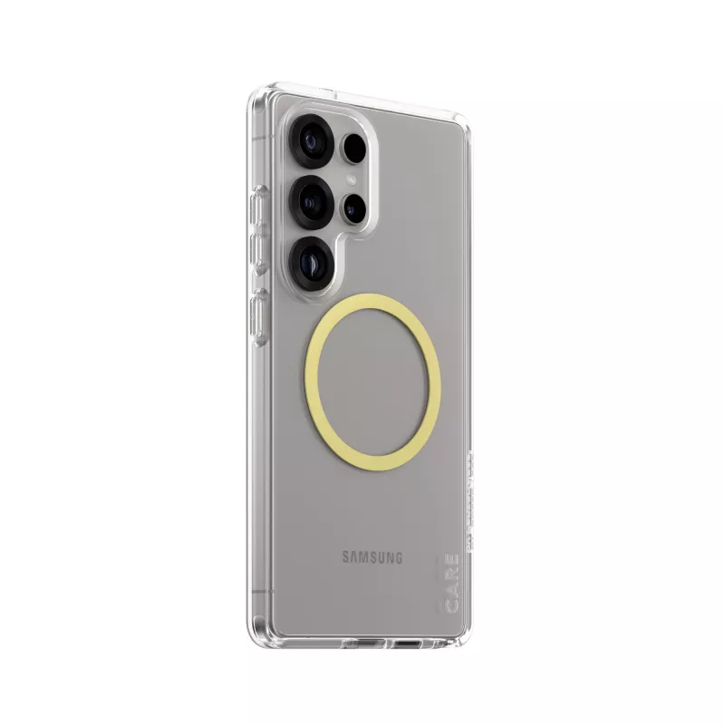 PanzerGlass CARE™ by ® Urban Combat Case Skaidrus su Chardonnay Qi suderinamas Samsung Galaxy S25 Ultra