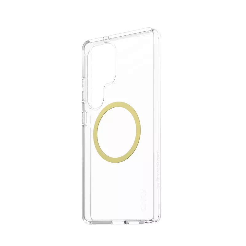 PanzerGlass CARE™ by ® Urban Combat Case Skaidrus su Chardonnay Qi suderinamas Samsung Galaxy S25 Ultra