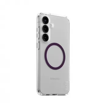 PanzerGlass CARE Urban Combat skaidrus dėklas Plum Purple Qi Samsung Galaxy S25+
