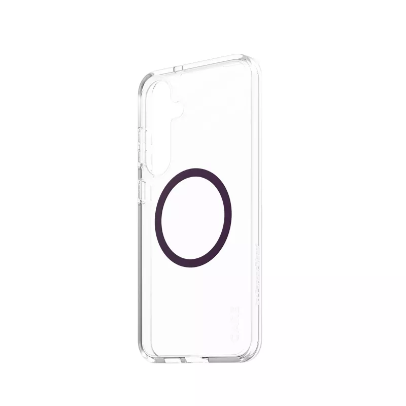 PanzerGlass CARE Urban Combat skaidrus dėklas Plum Purple Qi Samsung Galaxy S25+