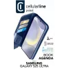 Cellularline Book Agenda - „Galaxy S25 Ultra“ odinio efekto knygos tipo dėklas su magnetiniu užsegimu