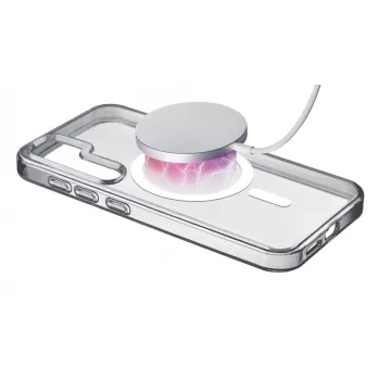 Cellularline Gloss Mag - Galaxy S25 magnetinis dėklas, skirtas įkrovimui ir prisegimui prie MagSafe įkroviklio