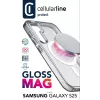 Cellularline Gloss Mag - Galaxy S25 magnetinis dėklas, skirtas įkrovimui ir prisegimui prie MagSafe įkroviklio