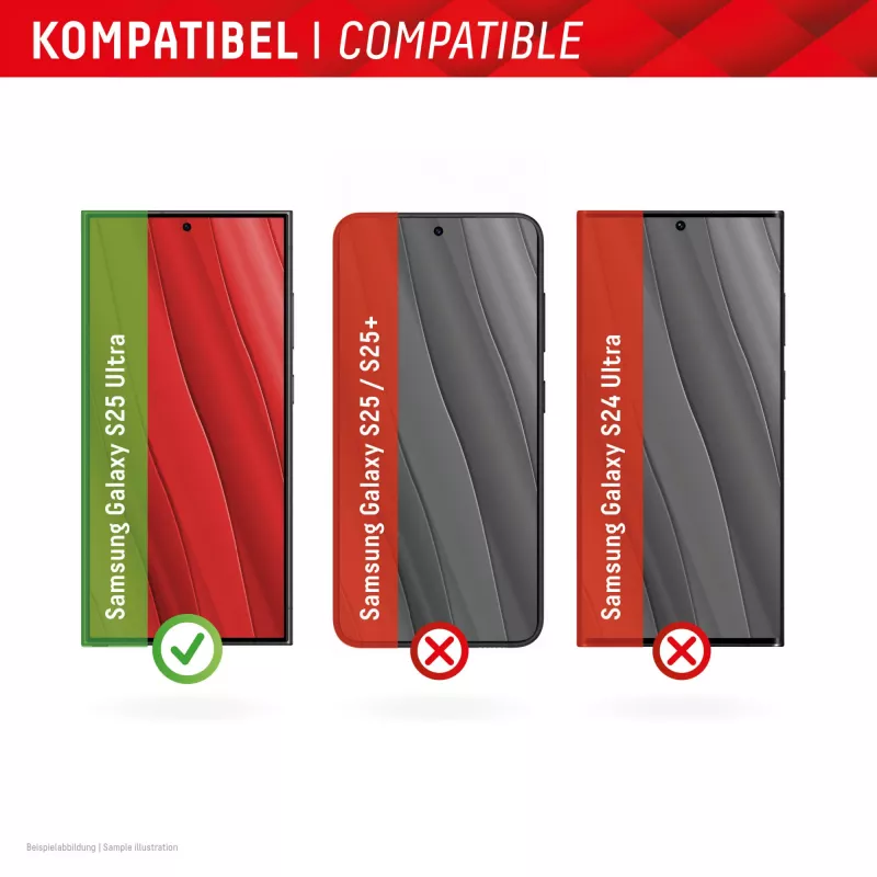 Displex Smart Glass (9H), skirta Samsung Galaxy S25 Ultra, tvirtinimo lipdukai, nedūžtanti