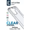 “Cellularline Clear Protect” - “Galaxy A36/A56” standus dėklas su guminiais kraštais