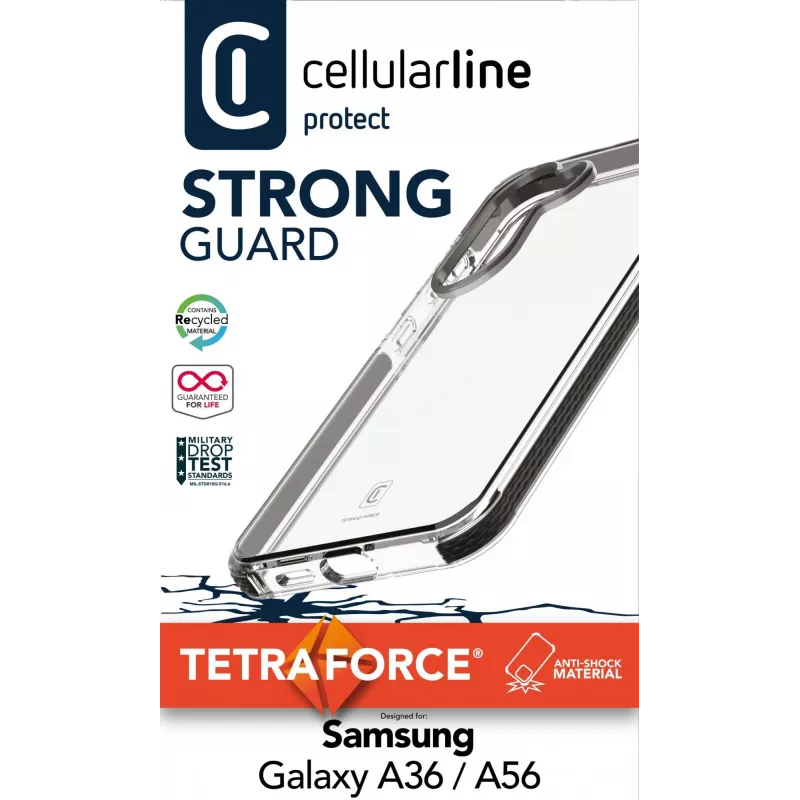 Dėklas Cellularline TETRACGALA36T Samsung Galaxy A36/A56 16,8 cm Skaidrus