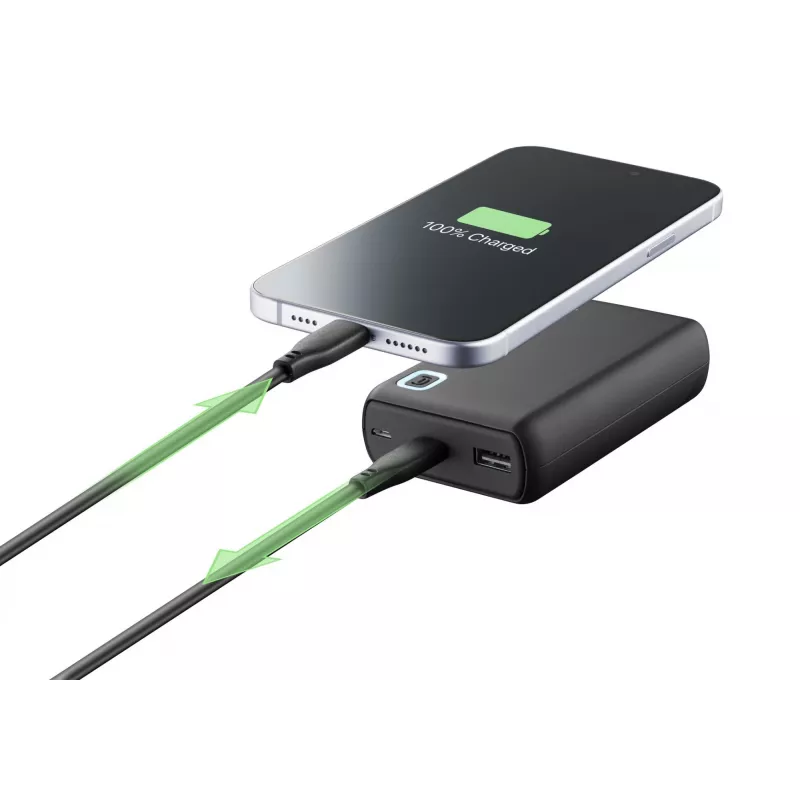 Cellularline ESSENCE TURBO 10000 Nešiojamasis įkroviklis 10000 mAh Power Delivery 20 W