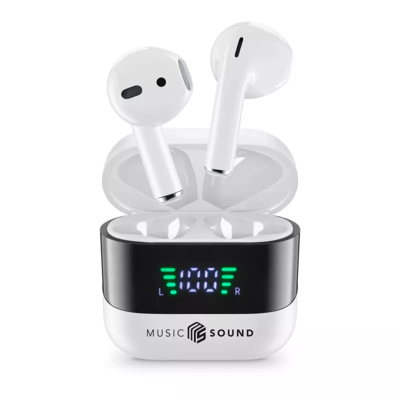 Music Sound SPARK Ausinės TWS su LED ekranu