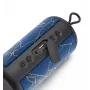 Muzikos garsas vertikalus Bluetooth garsiakalbis 5WATT, 5 W, belaidis, 0,15 m, nešiojamas mono garsiakalbis, mėlynas, cilindro formos