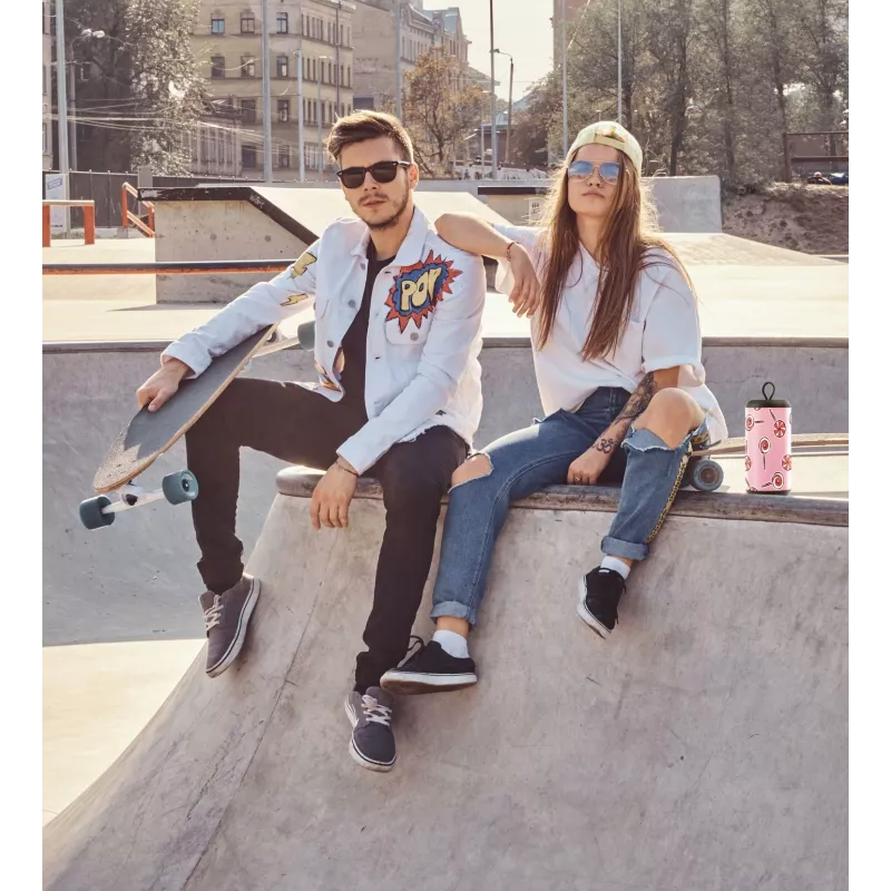 Mono Portable Speaker Music Sound Vertical Speaker rožinė
