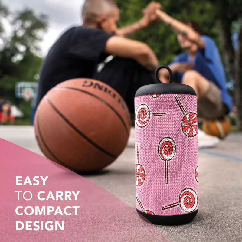Mono Portable Speaker Music Sound Vertical Speaker rožinė