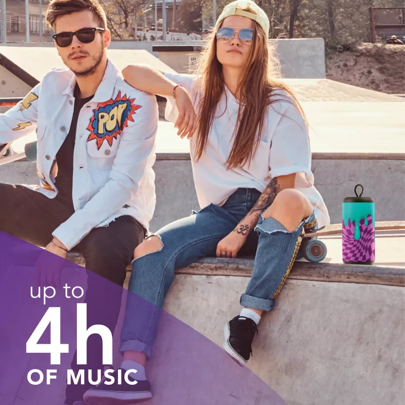Mono nešiojama kolonėlė Music Sound vertikali violetinė