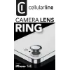 Ekrano ir fotoaparato lęšio apsauginė plėvelė Cellularline CAMERARINGIPHSE4, skirta iPhone SE 2025, atspari įbrėžimams, skaidri