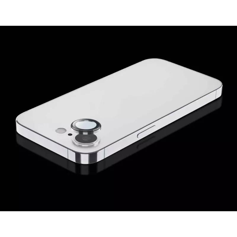 Ekrano ir fotoaparato lęšio apsauginė plėvelė Cellularline CAMERARINGIPHSE4, skirta iPhone SE 2025, atspari įbrėžimams, skaidri