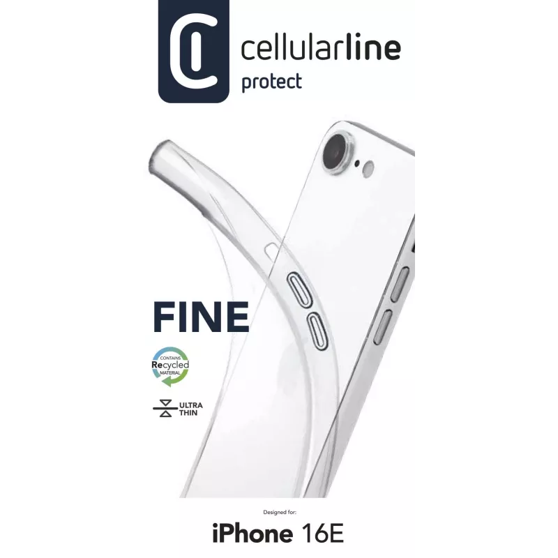 Dėklas Cellularline FINECIPHSE4T permatomas, skirtas iPhone SE 6,1 colio