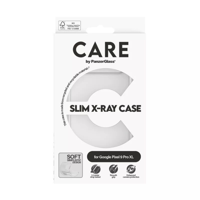 Dėklas PanzerGlass Google Pixel 9 Pro XL permatomas X-Ray minkštas