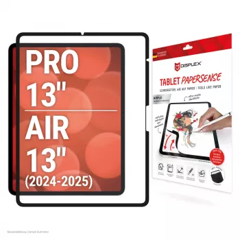 Displex TABLET PAPERSENSE, skirta iPad Pro 13'' (2024)/Air 13'' (2025/2024), nuimama rašymo ar piešimo plėvelė su popieriaus pojūčiu