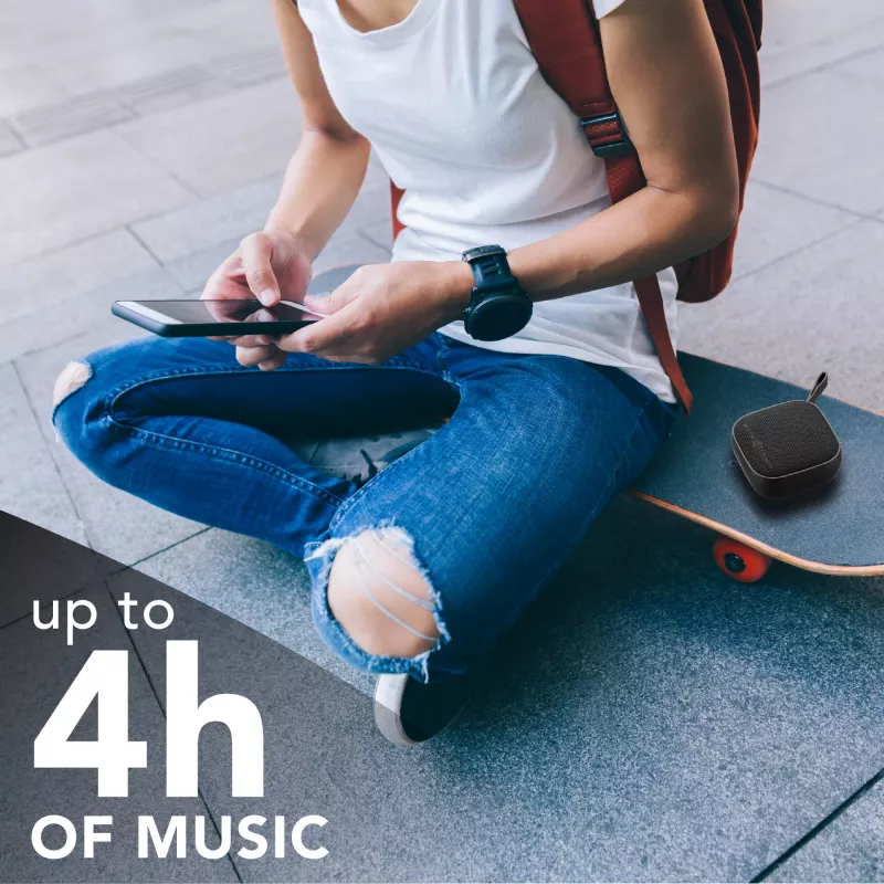 „Music Sound“ belaidis garsiakalbis, mini, kompaktiškas ir spalvingas, 3 vatų „Bluetooth“ garsiakalbis
