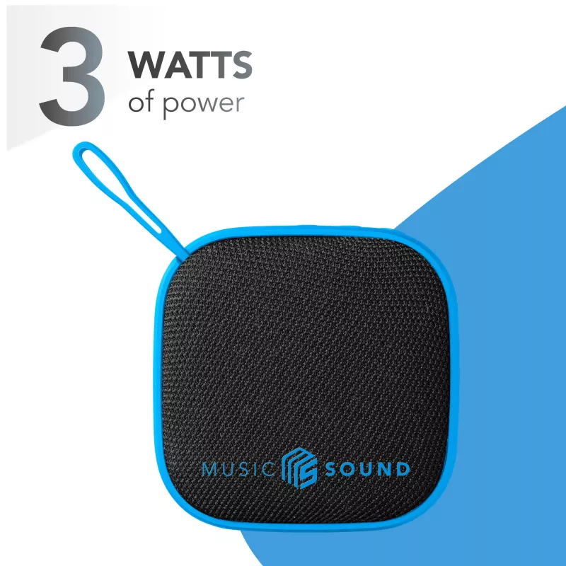 Music Sound belaidis garsiakalbis Mini kompaktiškas ir spalvingas 3 vatų Bluetooth garsiakalbis