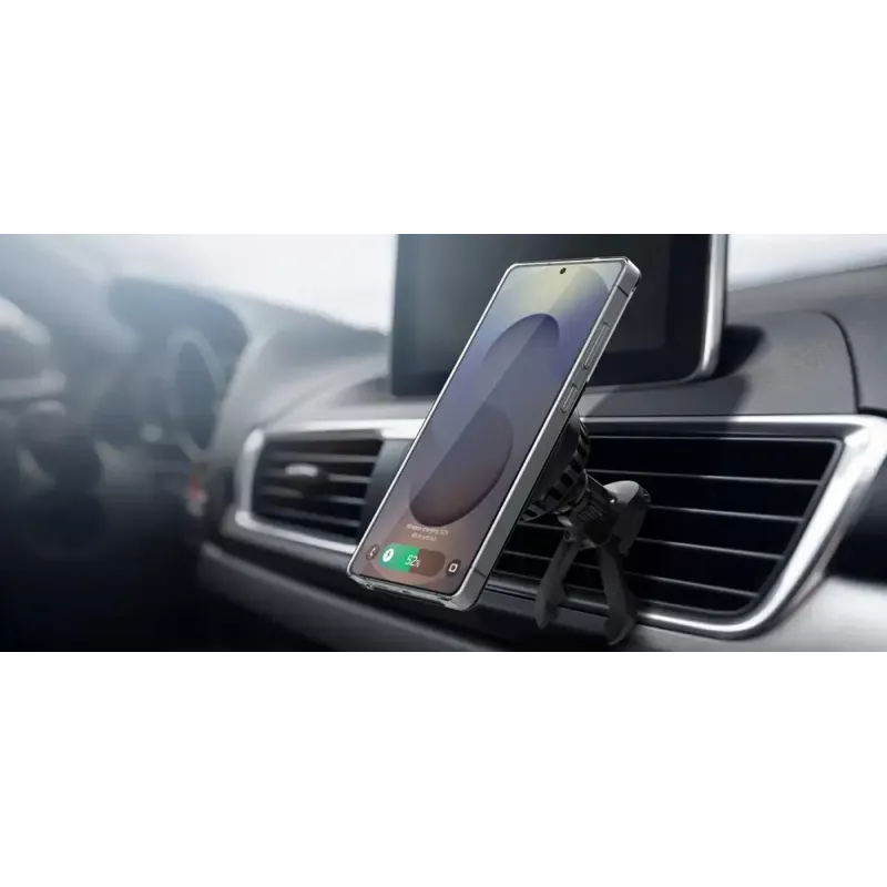 Automobilinis magnetinis belaidis įkroviklis Samsung Qi2 GP-PWU025WIBBW — išmaniesiems telefonams (reikalingas magnetinis dėklas), juodas