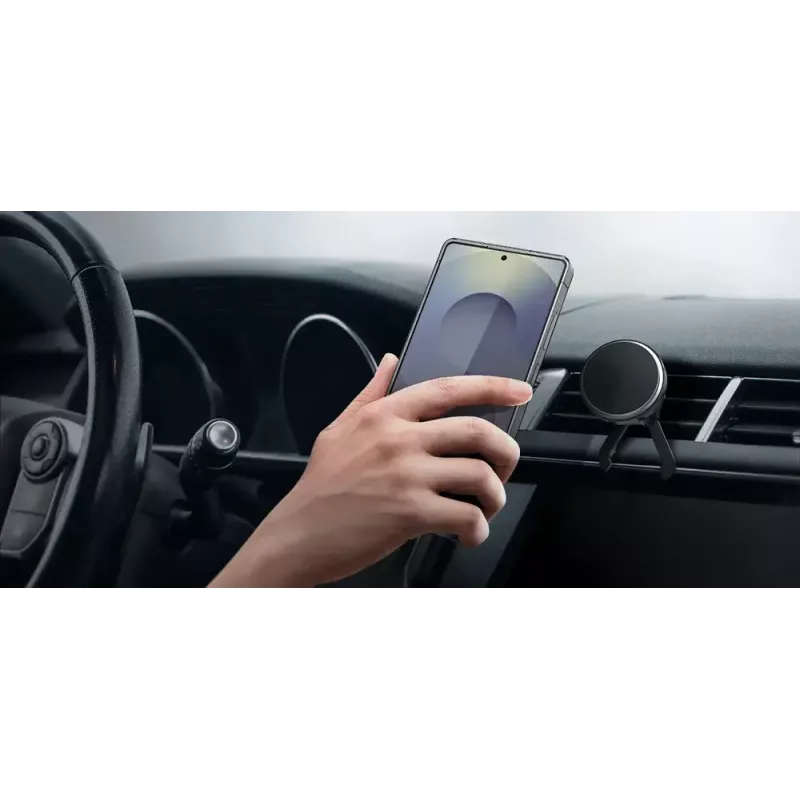 Automobilinis magnetinis belaidis įkroviklis Samsung Qi2 GP-PWU025WIBBW — išmaniesiems telefonams (reikalingas magnetinis dėklas), juodas
