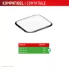 DISPLEX nedūžtantis visą paviršių dengiantis išmanusis stiklas Apple Watch 9/8/7 (41 mm), 2 vnt., itin plonas, nuo krašto iki krašto, ekologiškas montavimas
