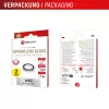 Displex Premium kameros objektyvo stiklas, iPhone 16e/17e, 2 vnt., 10H, pavieniai žiedai, DLC, skaidrus, greitas montavimas