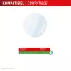 „Displex 9H Glass“, skirtas „Galaxy Watch 6 Classic“ (43 mm), 2 vnt., itin plonas, berėmis, nesusitepantis, pagaminta Vokietijoje
