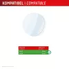 Displex 9H Glass Garmin fenix E/fenix 8 (51mm), 2 vnt. pakuotėje, itin plonas, berėmis, atsparus dėmėms, pagaminta Vokietijoje