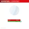Displex 9H stiklas Galaxy Watch 6 Classic (47 mm), 2 vnt., itin plonas, berėmis, neatspindintis, pagaminta Vokietijoje