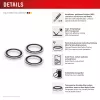Displex Premium fotoaparato objektyvo stiklas, iPhone 15 Pro/15 Pro Max, 10H, pavieniai žiedai, DLC, skaidrus, greitas montavimas