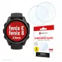 Apsauginis stiklas GK PROTECTION Displex 9H Glass, skirtas Garmin fenix E/fenix 8 43mm (2 vnt., itin plonas, berėmis, neatspindintis dėmių)