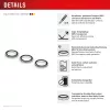Displex Premium Camera Lens Glass, Samsung Galaxy S25+, 10H, Single Rings, DLC, permatomas, Quick Mount
