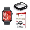 Ekrano apsauga PanzerGlass Displex 10H, skirta Apple Watch SE3/SE2/SE (40 mm) – pilnas korpusas, IP68, užsegama, juoda matinė