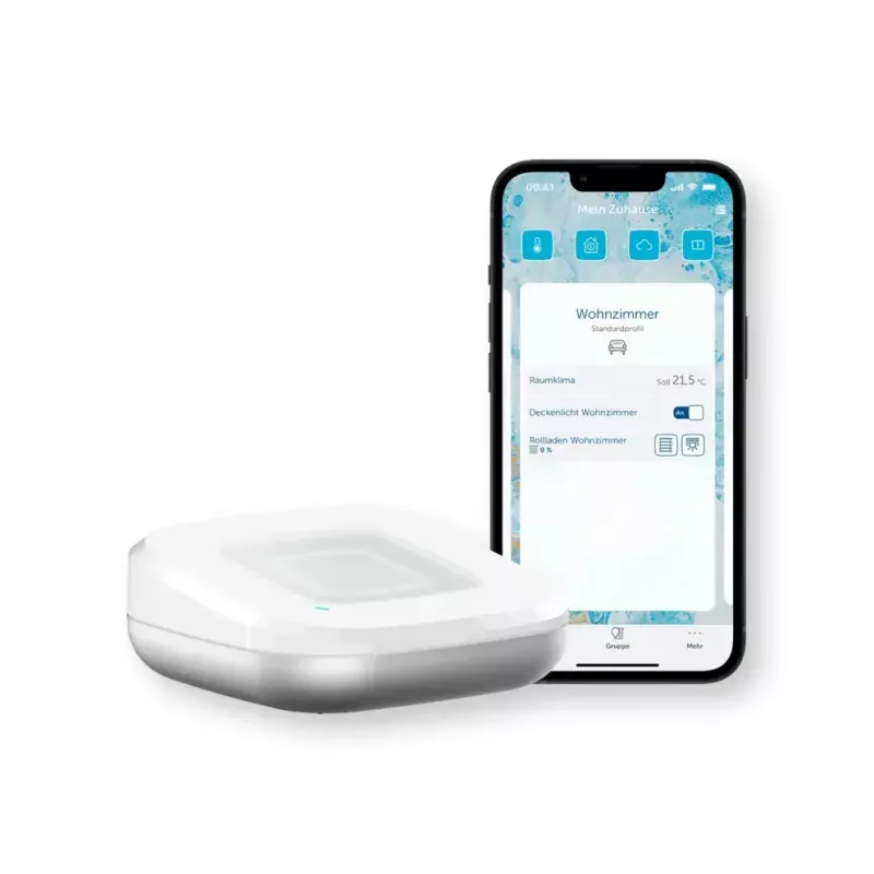 Belaidis prieigos taškas HomeMatic Access Point 2 HmIP-HAP2 baltas, skirtas HomeMatic IP sistemoms nustatyti ir valdyti