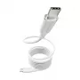 PanzerGlass empower™ by ® Magnetic 240W USB-C į USB-C kabelis | USB 2.0 | 1,5 m | Sidabrinė balta
