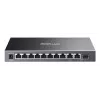 TP-Link Omada ES210GP tinklo komutatorius Valdomas L2 Gigabit Ethernet (10/100/1000) Power over Ethernet (PoE) DIN bėgelis Juoda