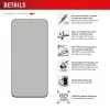 Displex Privatumo Ekrano Apsauga (10H) Samsung Galaxy S25 FE/S24 FE, EASY-ON® Ekologiškas Montavimo Rėmelis, Privatumo Filtras