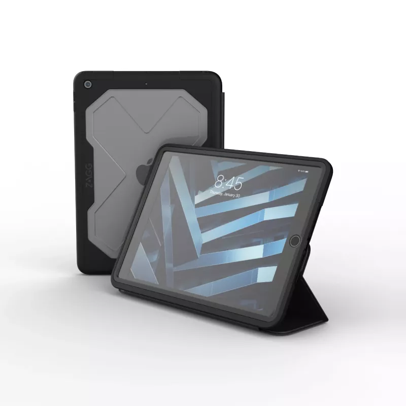 Dėklas-knygelė ZAGG Rugged Messenger Apple iPad 10.2 25,9 cm anglies