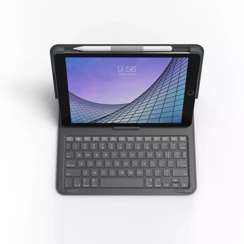 ZAGG klaviatūra Messenger Folio 2-Apple-iPad 10.2/10.5-Charcoal-German