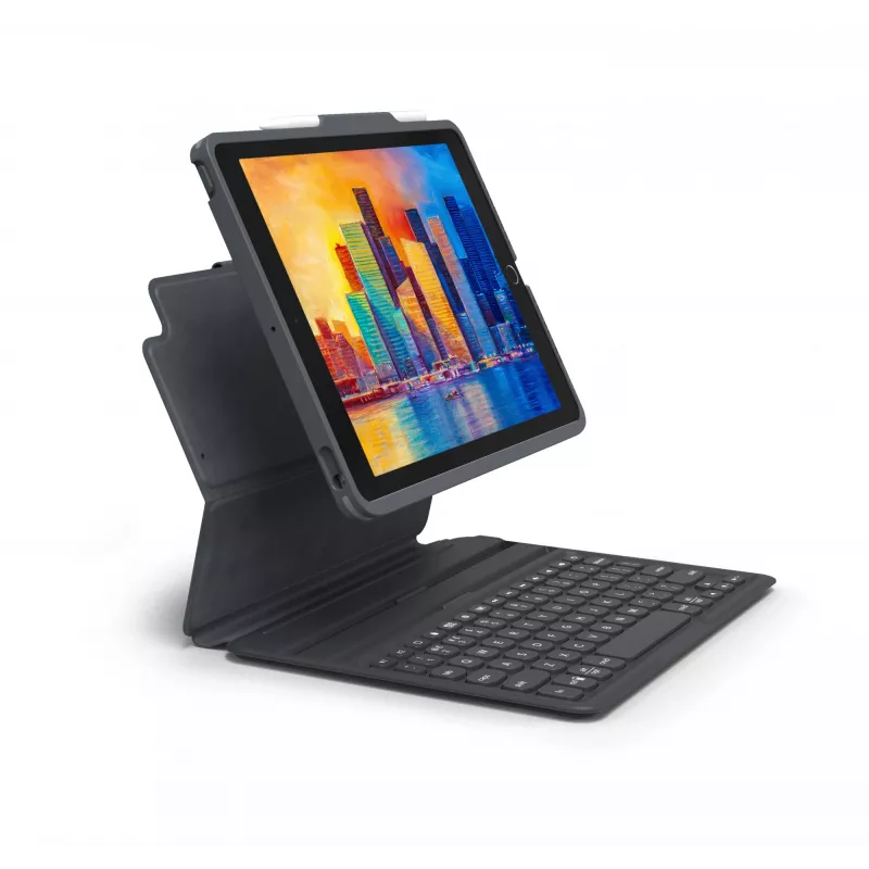 Klaviatūra ZAGG Pro Keys Apple iPad 10.2 Juoda/Pilka Vokiška