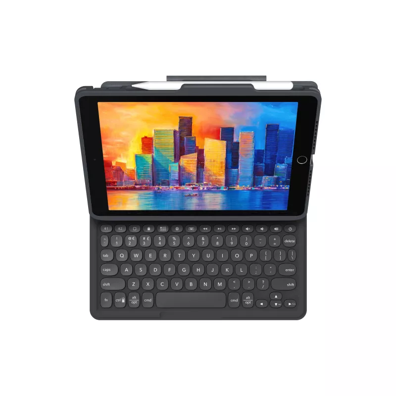 Klaviatūra ZAGG Pro Keys Apple iPad 10.2 Juoda/Pilka Vokiška