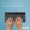 Ergonominė klaviatūra R-Go Tools R-Go Compact Break, kompaktiška klaviatūra su pertraukų programine įranga, AZERTY (FR), laidinė, juoda