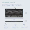 Ergonominė klaviatūra R-Go Tools R-Go Compact Break, kompaktiška klaviatūra su pertraukų programine įranga, AZERTY (FR), laidinė, juoda