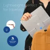 R-Go Tools Laptop stovas R-Go Riser Flexible, reguliuojamas sulankstomas nešiojamojo kompiuterio stovas, ergonomiškas, Hylite aliuminis, sidabrinis