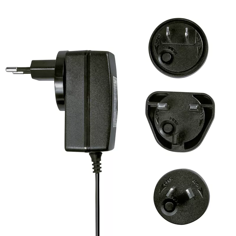Maitinimo blokas patalpoms Lindy 5VDC 3A kelių šalių 3.5/1.35mm