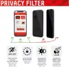 Displex Privacy Full Cover Screen Protector (10H), skirtas Apple iPhone 12 Pro Max, Eco montavimo rėmelis, privatumo filtras, grūdintas stiklas, atsparus įbrėžimams apsauginis sluoksnis, draugiškas dėklui
