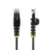 StarTech.com 1,5 m CAT6 kabelis – plonas – RJ45 jungtys be užkliuvimų – juodas