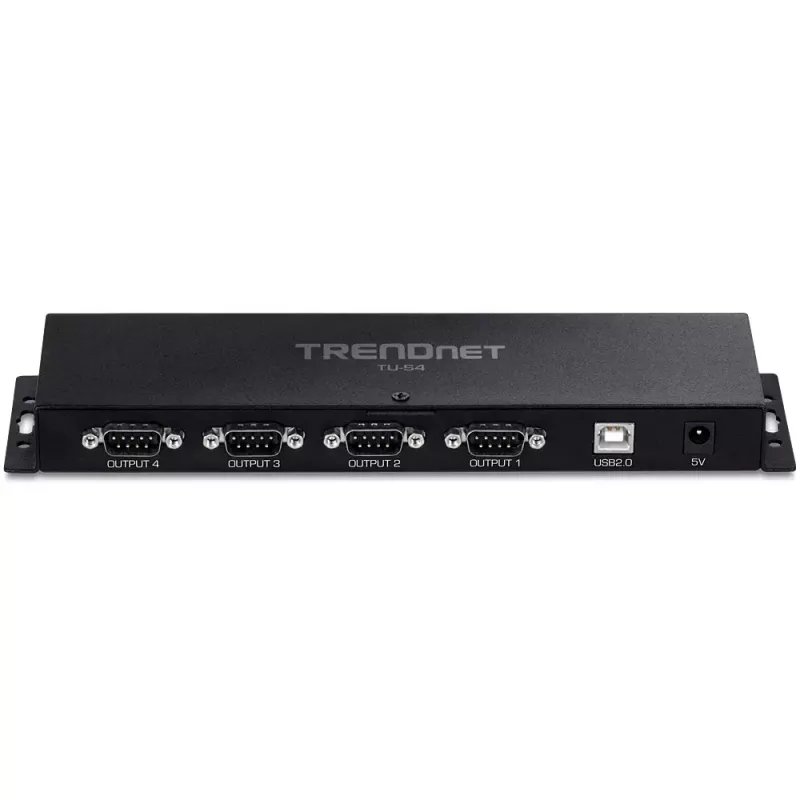 Sąsajos plokštės adapteris RS-232 Trendnet TU-S4 USB Type-B lizdas juodas